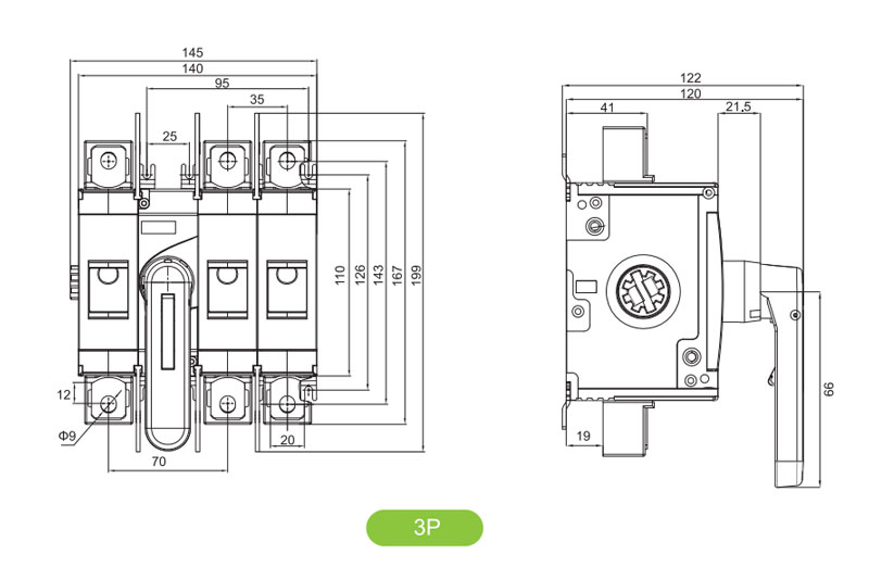 Chave de Desconexão de Carga SGL8N-2