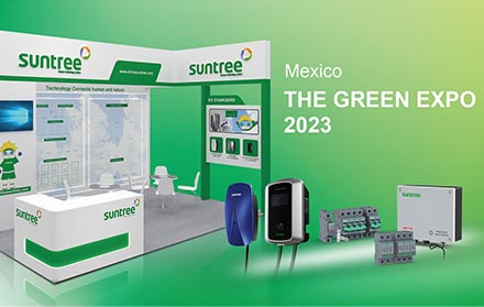 SUNTREE liderando com soluções fotovoltaicas + armazenamento de energia + carregamento na GREEN EXPO 2023